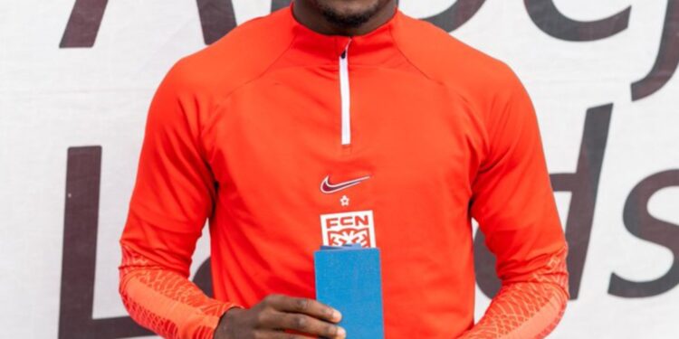 Ghanaian promising forward Ernest Nuamah reacts to Danish Young-Player-Of-The-Month award