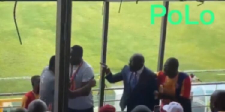 Video: Hearts of Oak top officials Sowah Odotei and Elvis Herman Hesse clash over Caf CC exit