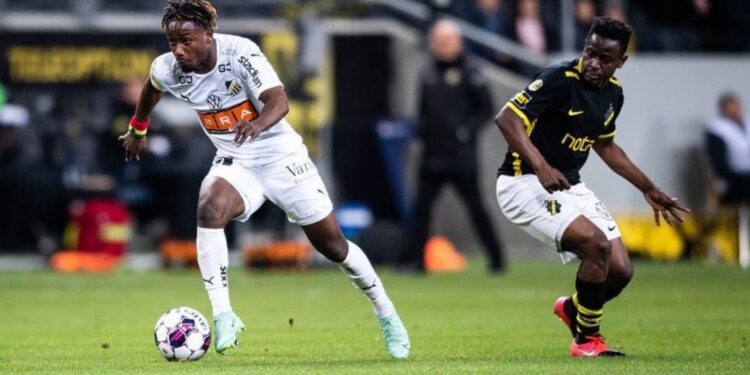 ‘Happy to score again’- Ibrahim Sadiq reacts to his goal in BK Hacken win