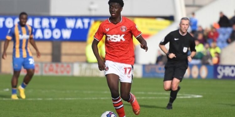 Ghana youngster Jesurun Rak-Sakyi nets winner for Charlton Athletic against Shrewsbury
