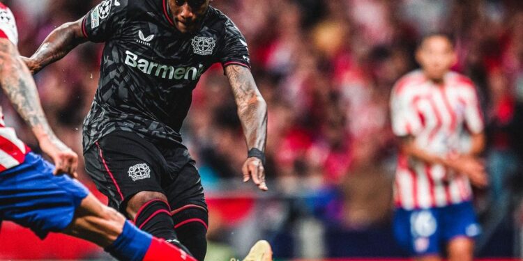 UCL: Hudson-Odoi reacts after scoring in Leverkusen draw vs Atletico Madrid