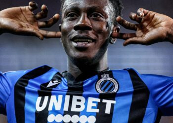 Ghanaian forward Kamal Sowah shines in Club Brugge big win over Oostende, bags 4th assist