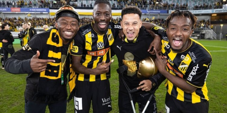 Ghanaian forward Ibrahim Sadiq wins Swedes League Title with BK Hacken