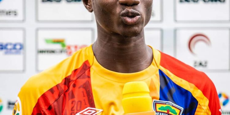 Hearts of Oak youngster Gideon Asante wins first Man-Of-The-Match award