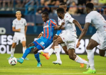 Ghanaian forward Godson Kyeremeh scores winner for Caen in win against Niort