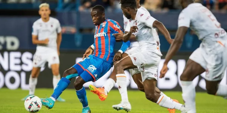 Ghanaian forward Godson Kyeremeh scores winner for Caen in win against Niort