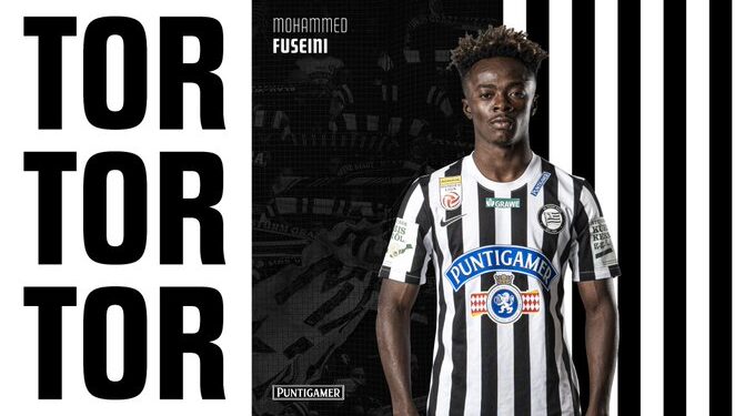 Ghanaian forward Mohammed Fuseini on target for Sturm Graz in victory against Austria Vienna