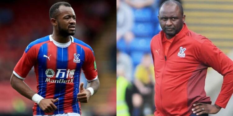 Crystal Palace Manager Patrick Vieira showers praises on Jordan Ayew