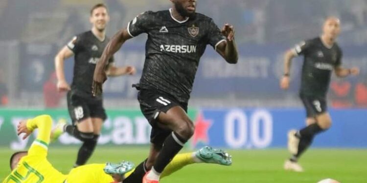 Ghana forward Kwabena Owusu scores again in Europa League for Qarabag in draw against Freiburg