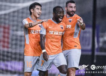 Frank Acheampong bags brace in Shenzhen win over Guangzhou