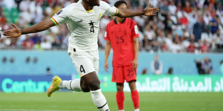 Mohammed Salisu is the first defender to score for Ghana in World Cup history