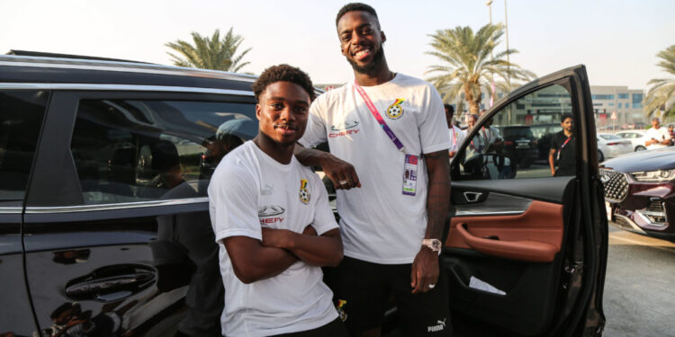 2022 World Cup: Black Stars players visit vehicle partners Chery in Doha