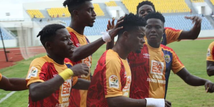 Ghana Premier League: Kotoku Royals 0 – 1 Hearts of Oak – Phobians win on the road