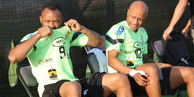 PHOTOS: Black Stars second day training in Abu Dhabi ahead of World Cup