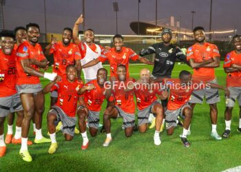 PHOTOS: Black Stars players train in Abu Dhabi ahead of World Cup