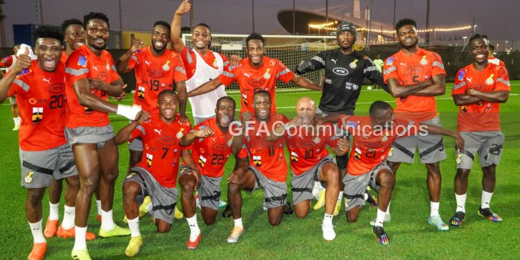 PHOTOS: Black Stars players train in Abu Dhabi ahead of World Cup