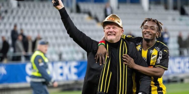 ‘Still Dreaming, Proud of this Team’ – Ibrahim Sadiq after first Title win with Hacken