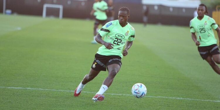 Kamaldeen Sulemana dazzling at training ahead FIFA World Cup