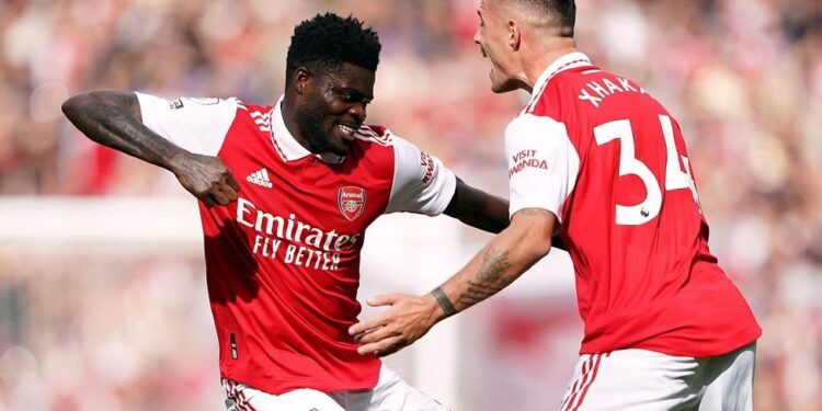 Ghana’s Thomas Partey nominated for Arsenal Player of the Month award