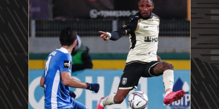 Ghanaian forward Joel Fameyeh grabs sixth goal for Ruban Kazan in won at Makhachkala