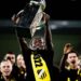 Ghanaian forward Ibrahim Sadiq over the moon after winning first career trophy with Hacken in Sweden
