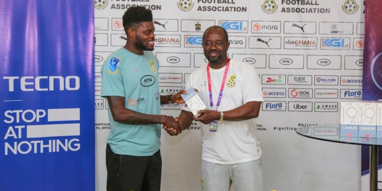 Tecno Mobile motivates Black Stars players with Camon 19 series