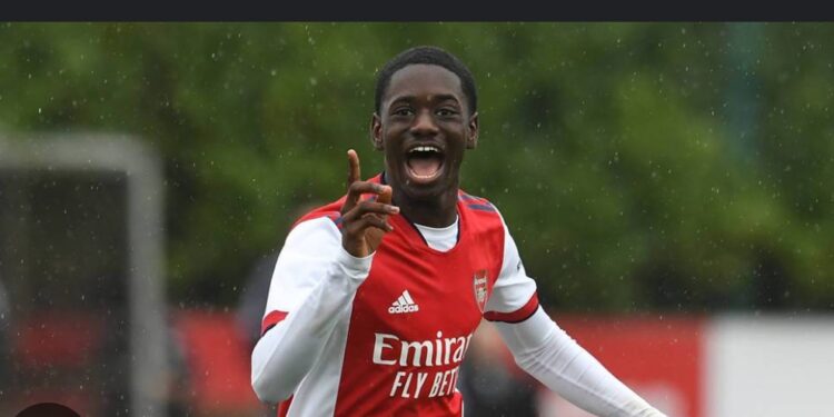 Ghanaian youngster Charles Sagoe Jnr scores as Arsenal whip Swansea
