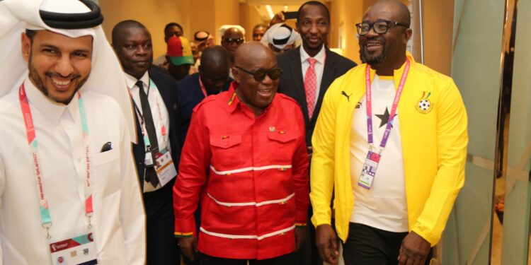 President of Ghana visits Black Stars ahead of Portugal clash