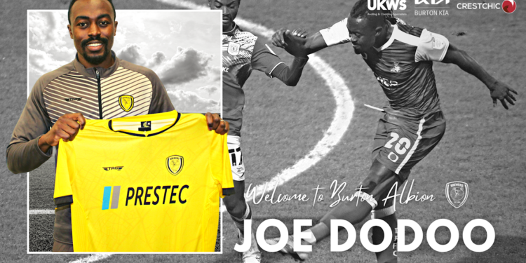 Exclusive: Ghanaian striker Joe Dodoo joins Burton Albion