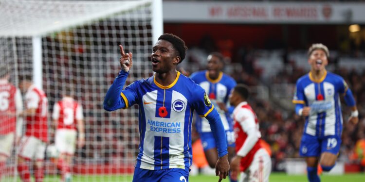 VIDEO: Tariq Lamptey finds the net as Brighton beat Arsenal