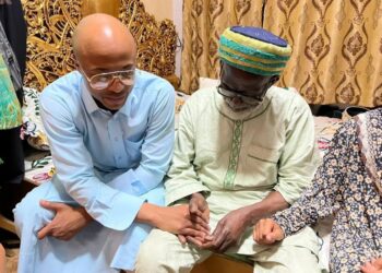 Black Stars captain Andre Ayew visits Chief Imam in Ghana