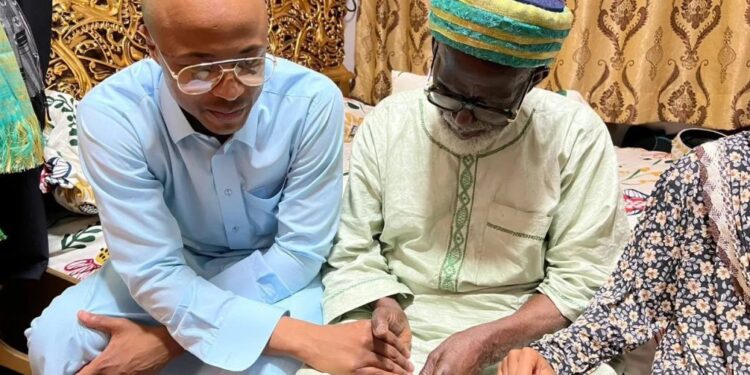 Black Stars captain Andre Ayew visits Chief Imam in Ghana