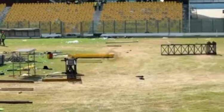 ‘Incompetent’ NSA destroys newly rehabilitated Accra Sports Stadium’