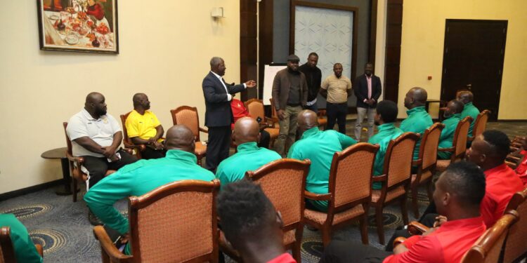 PHOTOS: Ghana’s Ambassador to Egypt visits Black Galaxies training camp in Cairo