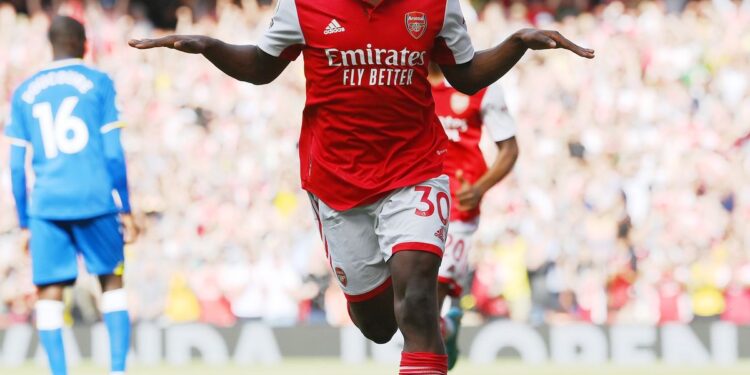 Eddie Nketiah ready to perform at Arsenal- head coach Mikel Arteta