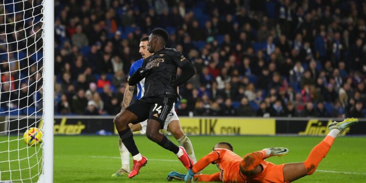 Arsenal finisher Eddie Nketiah receives big praise from former Gunners player