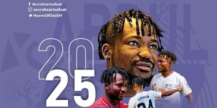 Midfield-gem Abdul-Aziz Nurudeen signs new three-year deal with Hearts of Oak