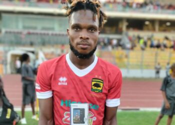 Kotoko’s striker Steven Mukwala named Man-Of-The-Match in win over Chelsea