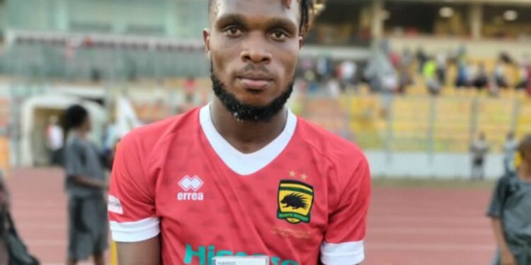 Kotoko’s striker Steven Mukwala named Man-Of-The-Match in win over Chelsea