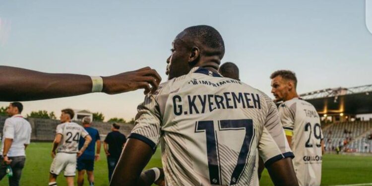 Ghanaian forward Godson Kyeremeh bags fourth goal for Caen in Coupe de France