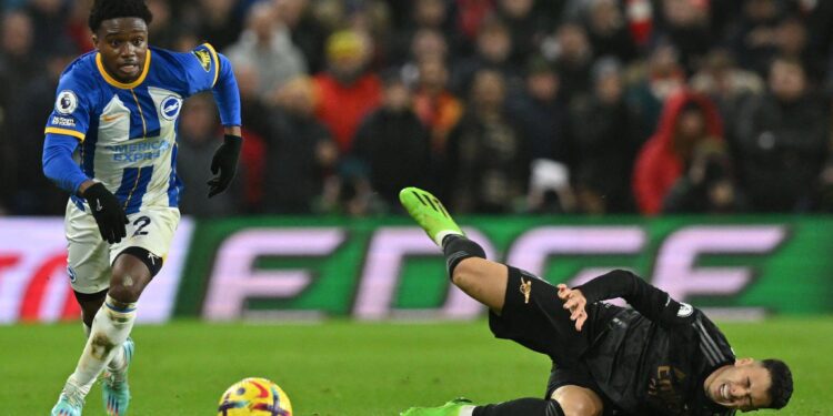 Tariq Lamptey features as Brighton lose to Arsenal in Premier League