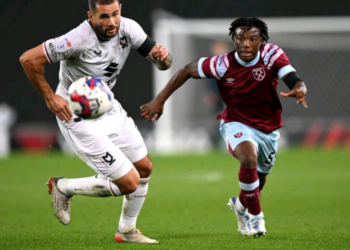 Ghanaian midfielder Appiah Forson trains with West Ham United’s first team