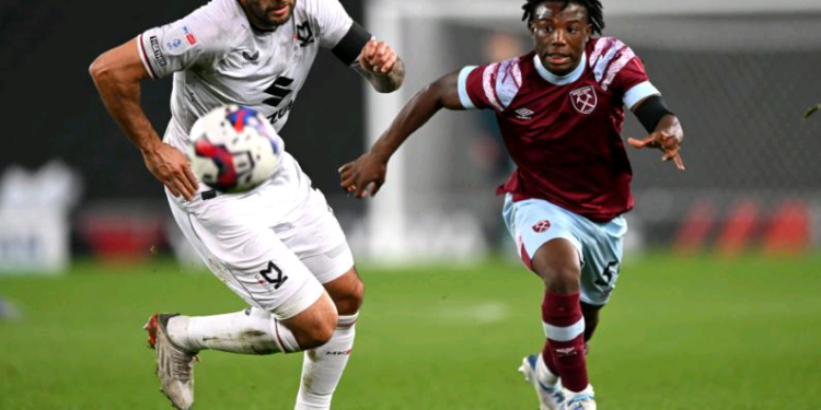 Ghanaian midfielder Appiah Forson trains with West Ham United’s first team