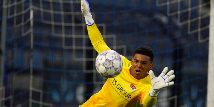 Ghanaian goalkeeper Jayden Owusu Oduro plays first game for AZ Alkmaar in Netherlands