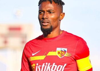 Ex-Ghana international Bernard Mensah scores for Kayserispor in Turkey