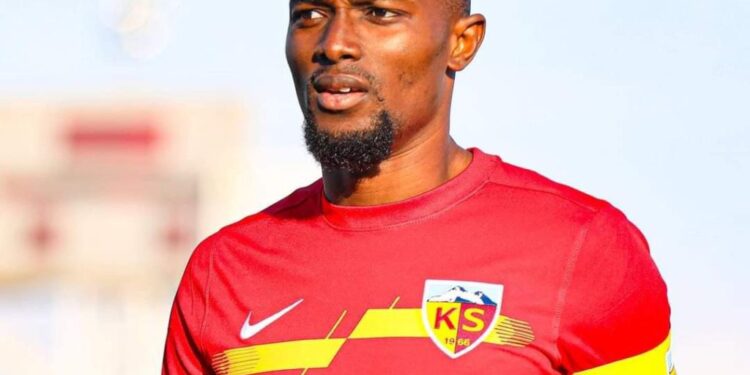 Ex-Ghana international Bernard Mensah scores for Kayserispor in Turkey