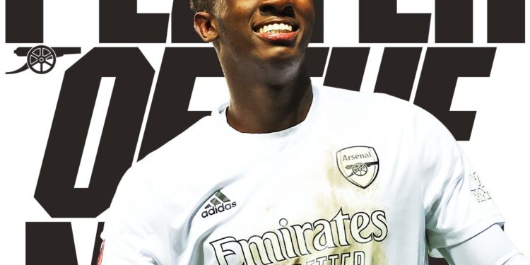 Arsenal’s Eddie Nketiah named MOTM after superb performance against Oxford United in FA Cup