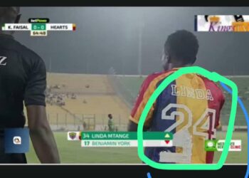 ‘UNPROFESSIONAL’ Ghana giant Hearts of Oak uses paint to rewrite player’s Jersey number