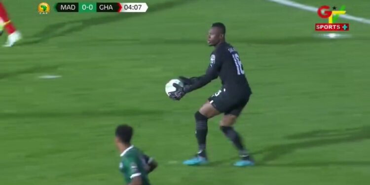 Kotoko’s Ibrahim Danlad is the goalkeeper with the most accurate passes at CHAN 2022