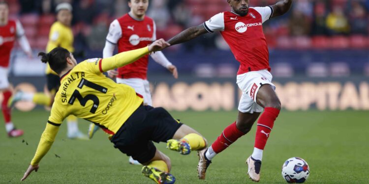 Tariqe Fosu marks Rotherham United debut in 1-1 draw against Watford